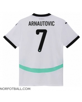 Billige Fotballdrakt Østerrike Marko Arnautovic #7 Replika Bortedrakt Dame EM 2024 Kortermet